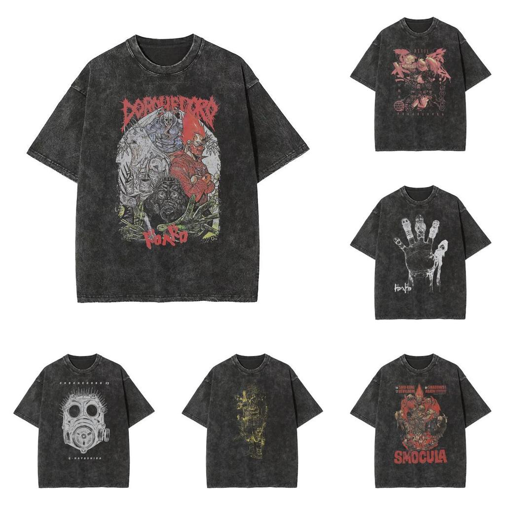Cartoon Dorohedoro T Shirt For Teens Boys Cotton Short Sleeve Casual Fashion