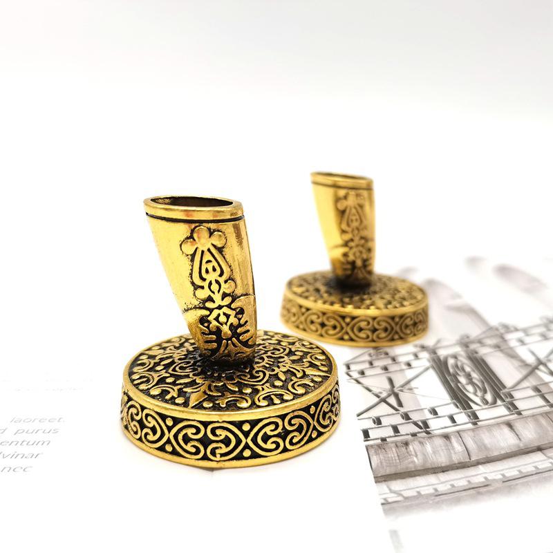 

Европейский винтажный перьевой держатель для ручек, металлический круглый держатель для ручек, аксессуары для ручек золотой