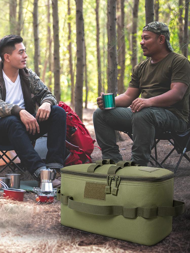 Practical Organizer Bags Multifunctional Gas Stove Canister Pot Carry Bags 600D Oxford Pouch Storage Bag Outdoor Equipment