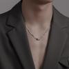 Men's Necklace Men's Trendy Collarbone Chain Trendy Brand Versatile High Street Hip Hop Men's Pendant Accessory Gift for Boyfriend