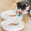 Funny Cat Fun Track Tunnel Design Kitten Track Ball Toy Interactive Cat Toy  Entertainment