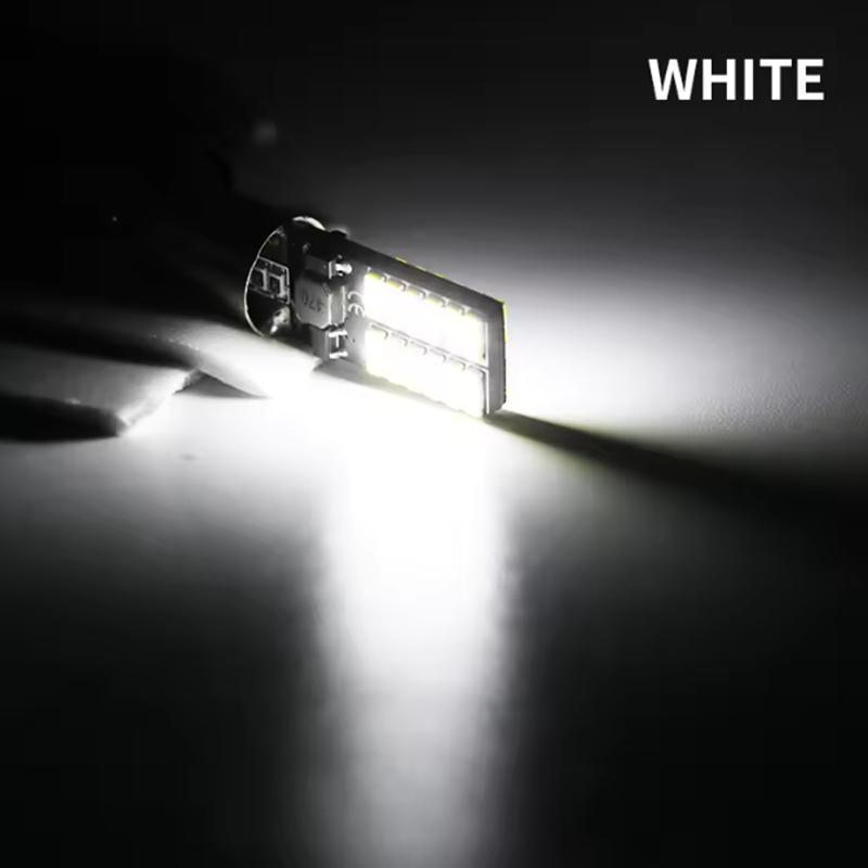 2/10pcs BA9S Car LED CANBUS Bulbs Error Free 24LED For Car Side Wedge Light Interior Signal Lamp 12v Universal White
