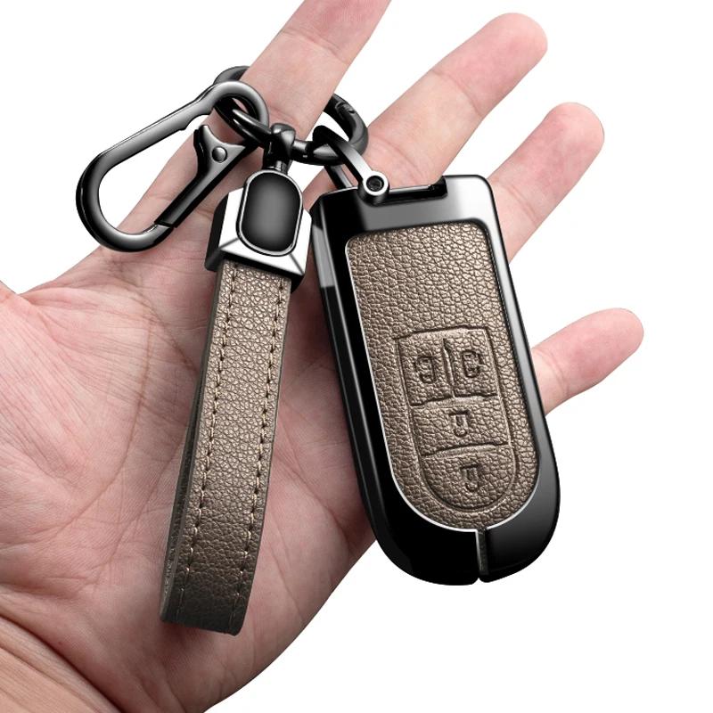 Interior Mouldings Zinc Alloy Car Key Case Cover Holder For Toyota Rush Passo Pixis Joy Epoch Daihatsu Tanto LA600S Moovecanvas