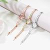 Premium Semi-Bracelet Watch Women'S Small Exquisite Light Luxury Niche Mini Bracelet Watch Green Watch