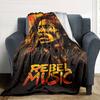 Bob Marley Personalized Text Blanket Throw Customizable Blanket Comfortable Suitable for Chair Living Room Seaside Sofa Four Seasons Multipurpose