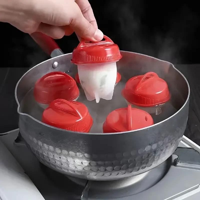 Multi Layer Silicone Non Stick Egg Pot, A Household Egg Boiling And Steaming Tool That Is Easy To Clean And Convenient For The Kitchen