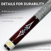 OKHEALING Karbonfaser Billard Queue Stick (Black Technology Geringe Durchbiegung Pro Taper Billard Queue 11,8 mm Spitze, 147 cm, Spiel Queue)