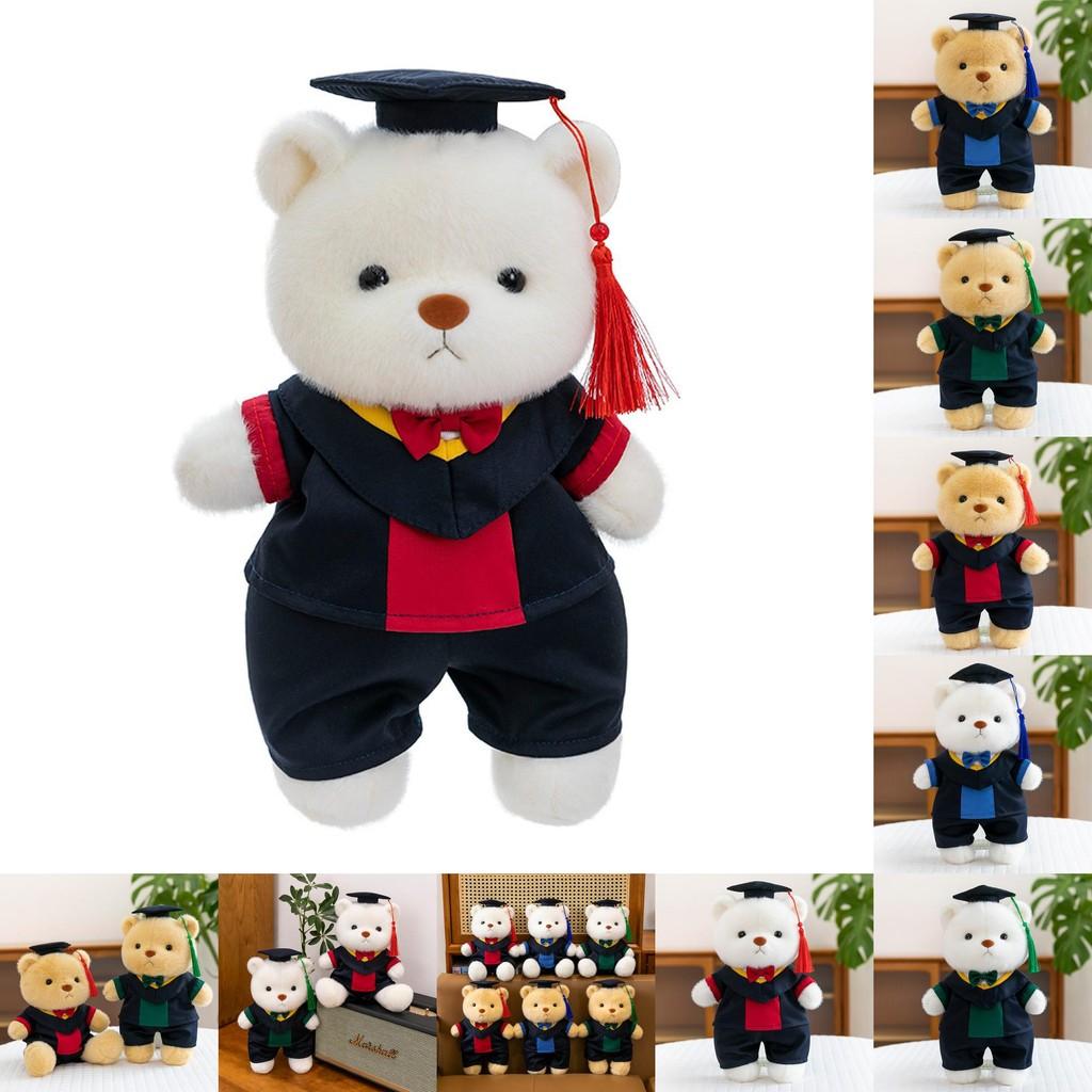Cartoon Dr Bear Animal Stuffed Plush Toy Doll Children Birthday Graduation Gift