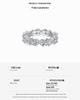 925 Silver Women's Oval Rhombus Diamond Ring - Niche, Light Luxury Design