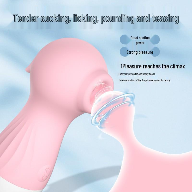 Lailai Little Dolphin Remote Control Vibrator - Silent, Rechargeable, Tongue-Licking Pig Design for Women