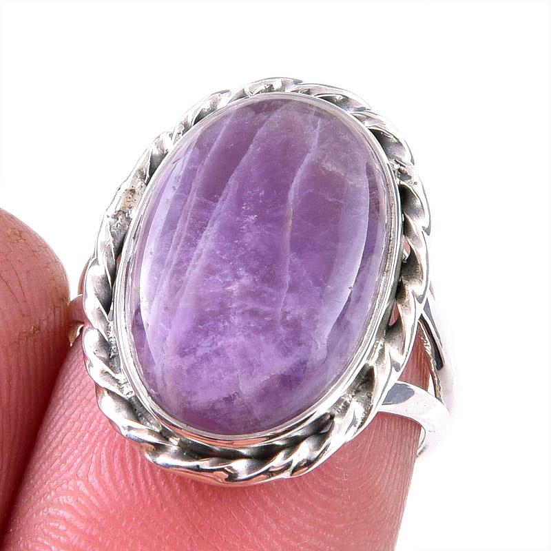 

Кольцо из стерлингового серебра 925 пробы с натуральным камнем Тиффани S.6 j9i69