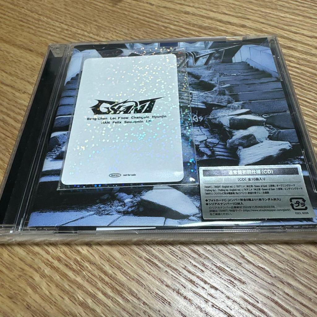 [USED] Stray Kids GIANT Hyunjin Tower Records Lucky Doro Regular Edition with CD