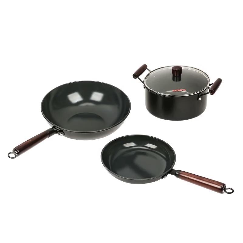 TAYOHYA Titanium Ceramic Non-Stick Cookware 3-Piece Set