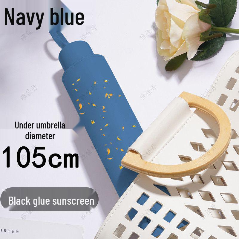 12-Rib Manual Reverse Folding Umbrella: Sturdy, Windproof, Black Glue Sunscreen, Car Use Umbrella for Men 130