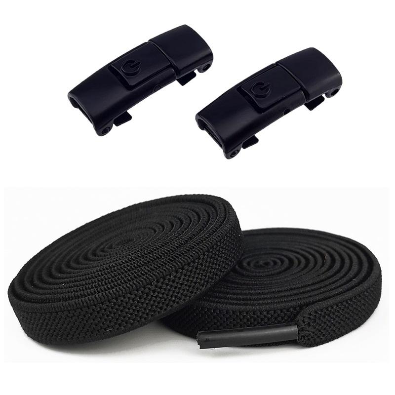 8mm Elastische Schnürsenkel-Schnalle ohne Binden für Herren und Kinder