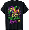Mardi Gras Shirts for Women Kids Men Beads Mask Feathers Hat T-Shirt
