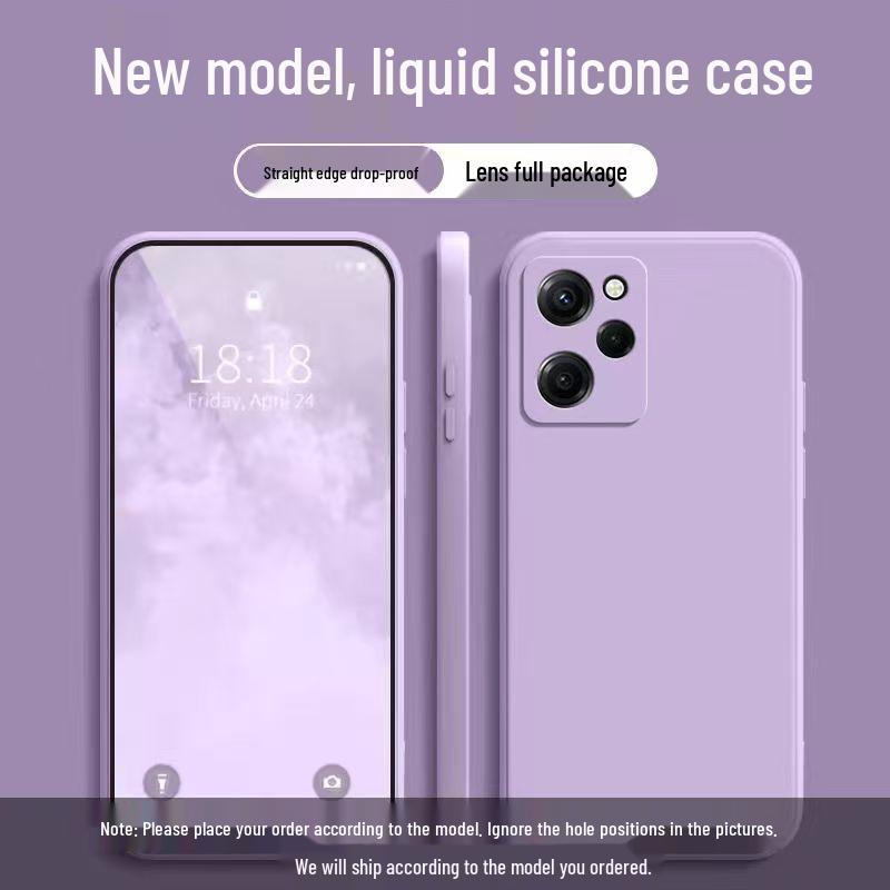 Redmi Note 12 Pro Extreme Edition Solid Color Liquid Silicone Drop-Proof Phone Case