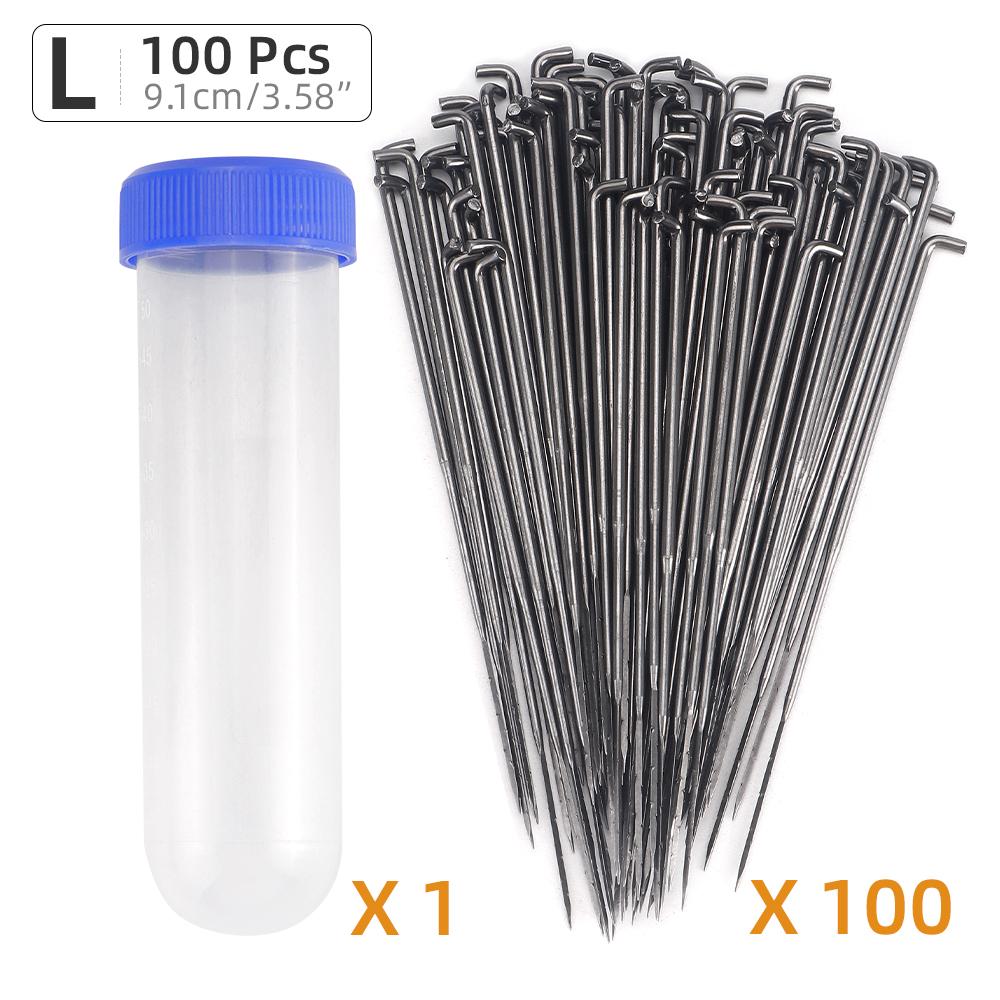 100 Pieces Needle Felting Kit, Wool Felting Needles Tool, Essential Tools for Beginner To Expert 3 Sizes 3.58/3.38/3.07 Inch