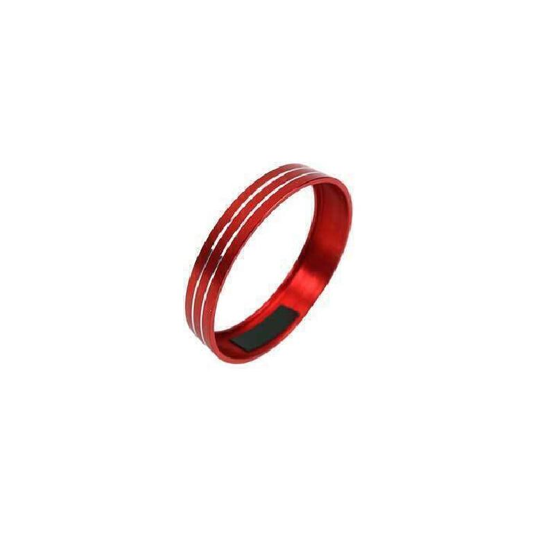 Fit For Ford Focus 2012-18 Red Aluminum Headlight Switch Control Button Trim New