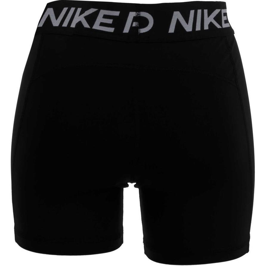 Nike Solid Color Letter Logo Fitness Shorts Women Bottoms Black CZ9831-010