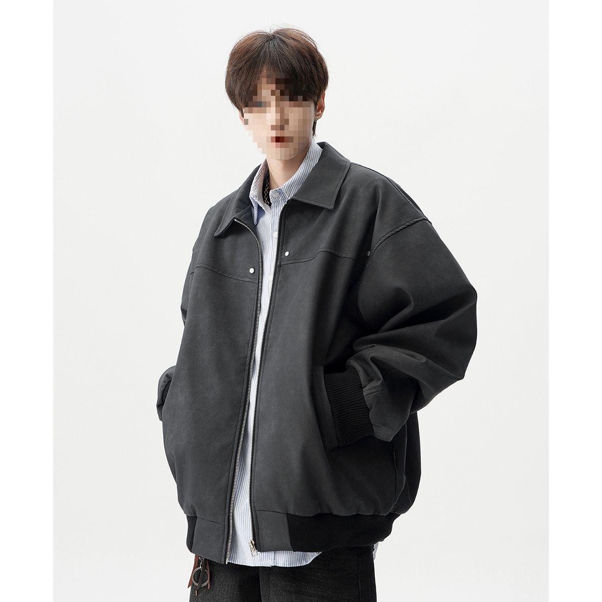 Мужская кожаная куртка пилот в ретро американском стиле M