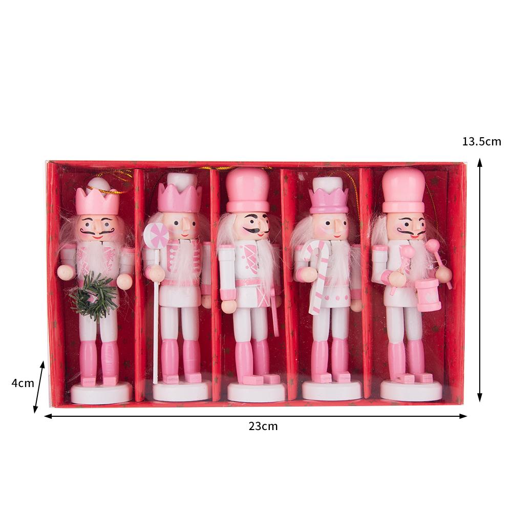 Rosa & Weiß Süßigkeiten Nussknacker Schmuckset