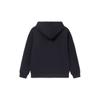 Sudadera holgada de manga larga con estampado del logo de la serie de moda deportiva Li Ning, sudadera unisex negra AWDS535-1