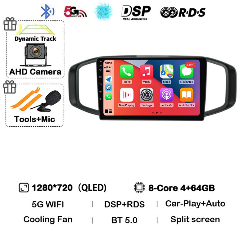 Android 14 Carplay Auto Car Radio For Morris Garages MG3 2017 2018 2019  Multimedia Video Player GPS Navigation Stereo Audio