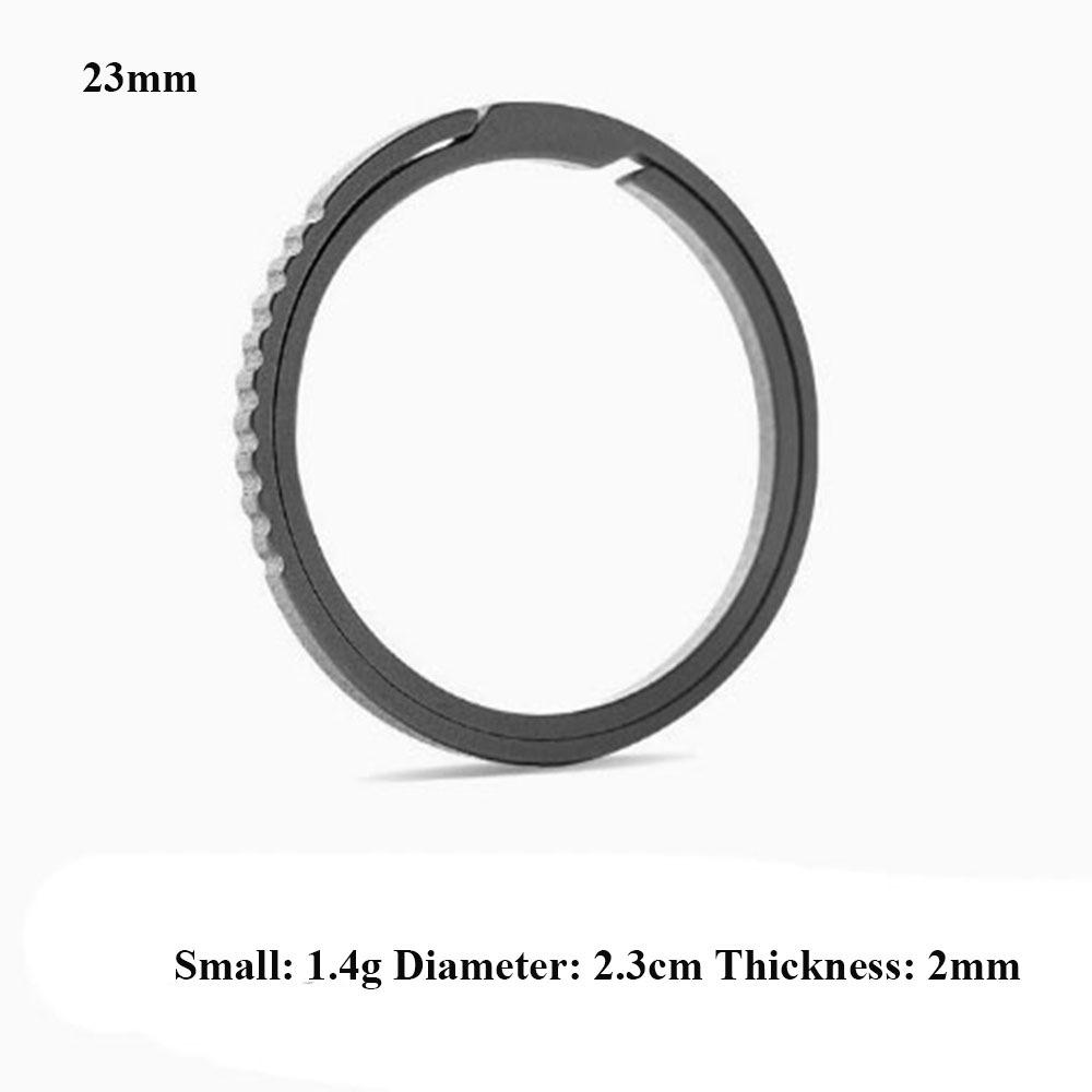 

New Real Key Rings Titanium Alloy Super Lightweight Titanium Alloy KeyRings Keychains Buckle Pendant Male Creativity Gift