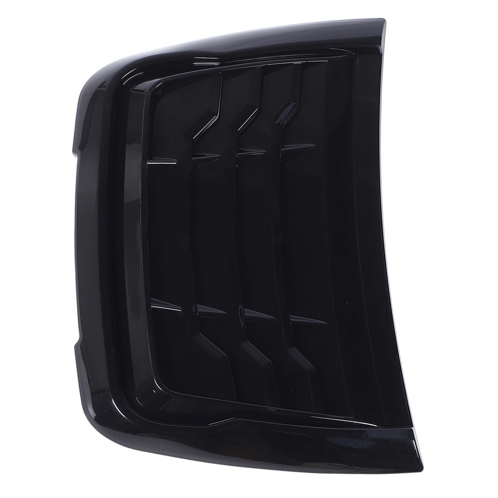 Bonnet Air Intake Vent Scoop Cover Glossy Black Hood Air Intake Trim Cover Improve Heat Dissipation