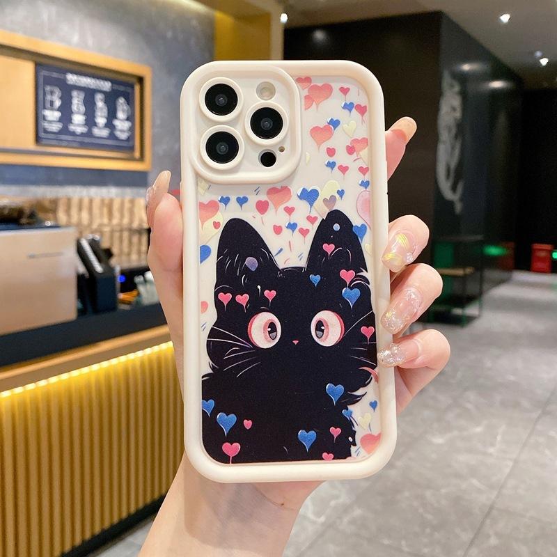 Couple mobile phone case for iPhone16 personalized new Apple 17promax cute cartoon bear soft case