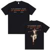 Alejandro Sanz Y AHORA QUÉ Tur 2026 Merch Tricou Unisex Femei Modă Hip Hop High Street Y2K Tricou Supradimensionat 100% Bumbac Top
