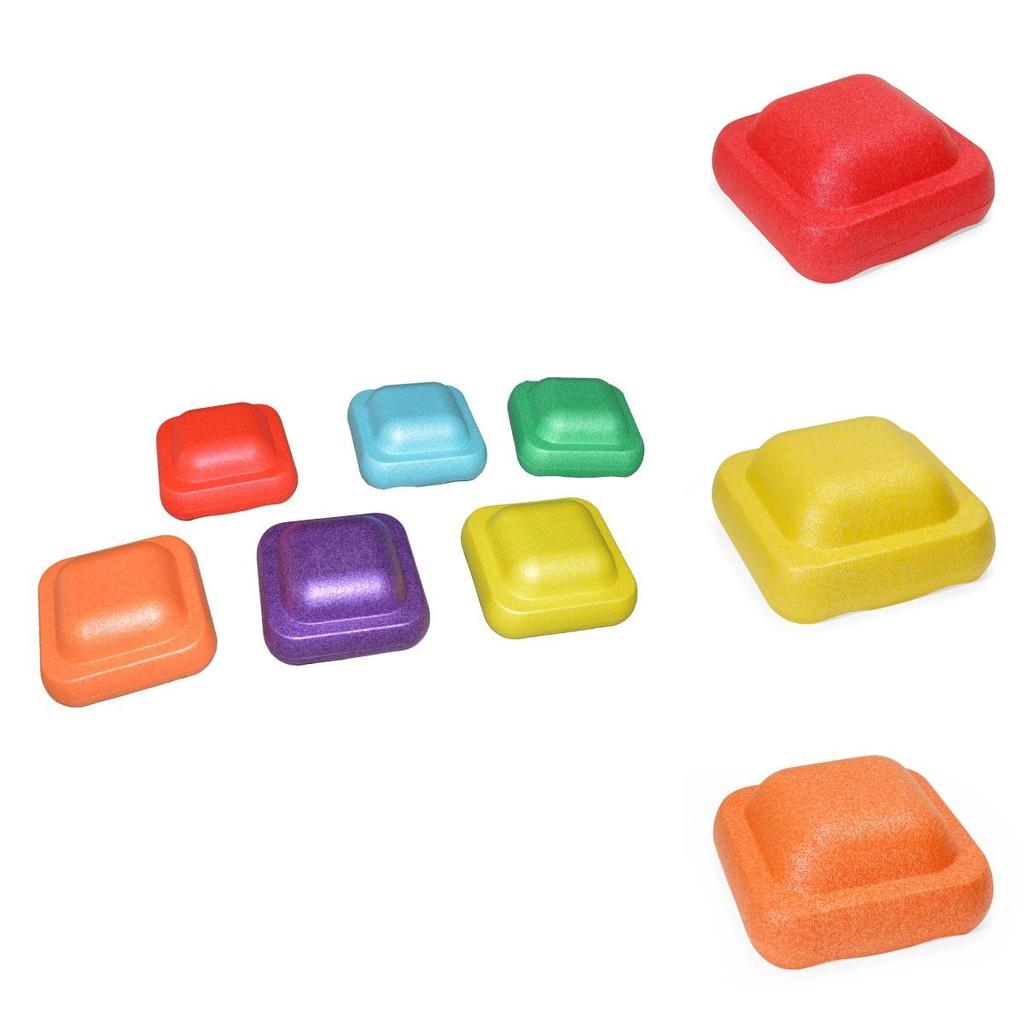 Rainbow River Stones Sensory Training Equipment Balance Training Children's Early Education Toy Stepping Stones