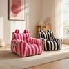 Comfortable Ergonomic Lazy Sofa Soft Fabric Kids Sofa Chair Children's Bear Sofa  Bedroom