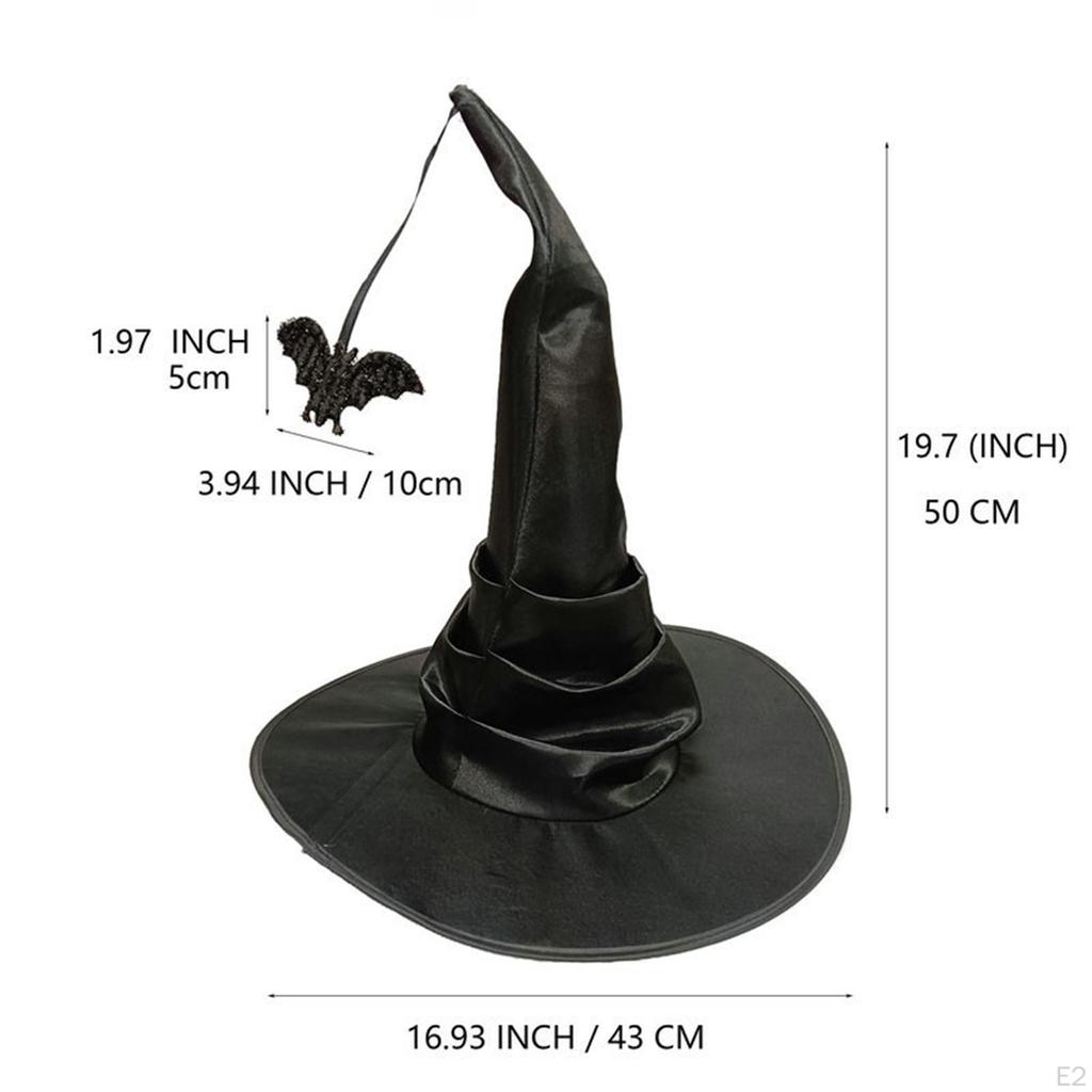 Halloween Witch Hat Cosplay Costume for Women Party Supplies