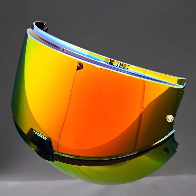 LS2 FF906 Helmet Lens LS2 ADV ANT Flip UP Helmet Electroplated Gold Visors Day and Night HD Windshield Helmet Accessories