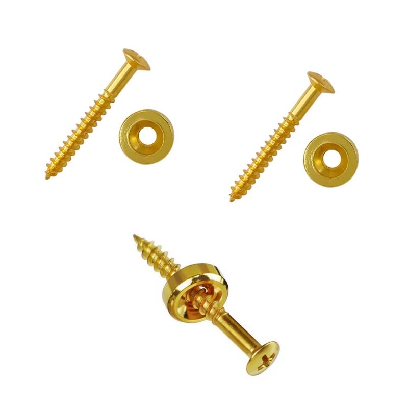 Guitar Neck Joint Bushing Guitar Neck Joint Ferrule with Screw Body Connecting Buckle Guitar Bass Neck Ferrule and Bolts