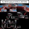 For BYD Sealion 8 TANG L 2025 2026 PPF Protection film Car Accessories transparent TPU LCD Navigation Gear Panel Center Console
