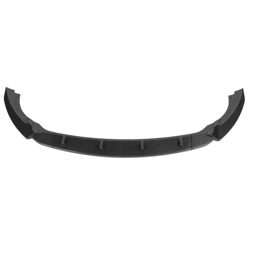 3 Sections Front Bumper Lip Diffuser Sturdy Front Bumper Lip Spoiler Replacement for   A‑Class W176 Standard Pre‑facelift
