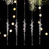Ice Crystal Icicle Pendant - Acrylic Hanging Christmas Ornament