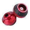 2 Pcs Front Fork Wheel Frame Slider CNC Aluminum Bike Drop Protection Scooter Moped Red Motorcycle Accessories