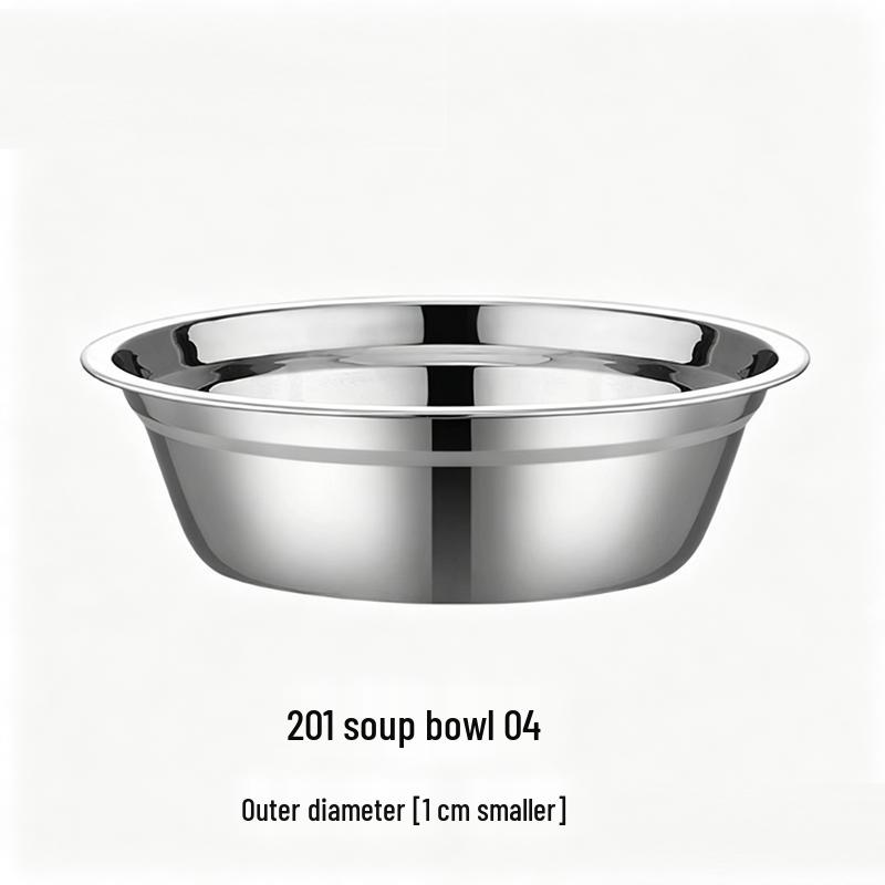 Jing Zhou Yuan 201 Stainless Steel Round Kitchenware