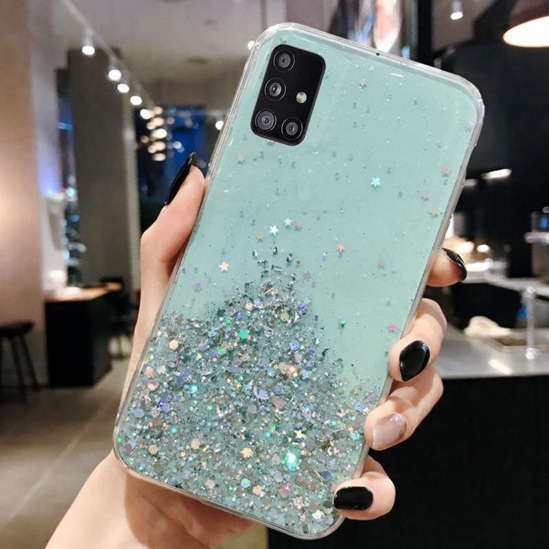 Pouzdro na telefon Pro Samsung Galaxy A51 A 51 A515F A515 A516 Pouzdro Bling Třpytivé Měkký Zadní Kryt Pro Samsung A71 A 71 A716 A716F 5G