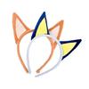 Animal Costume Accessories Plush Dog Ears Headband and Long Tail with Clip Set for Halloween Birthday Party Supplies