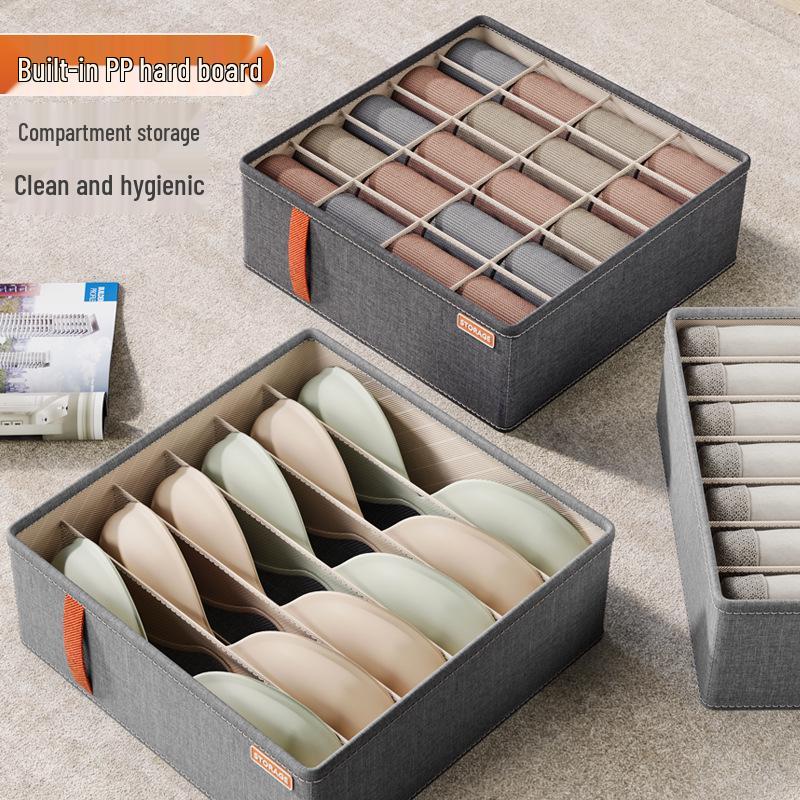 Bedroom Underwear Storage Box: Multifunctional Drawer Dividers for Wardrobe Organization