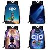 Anime Cartoon Elio Print Oxford Backpack Breathable School For Students Gift