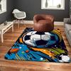 Soccer Art Rug Floor Mat for Living Room or Bedroom Soft and Comfortable Carpet a Gift for Birthday and Holiday.MFF0918637