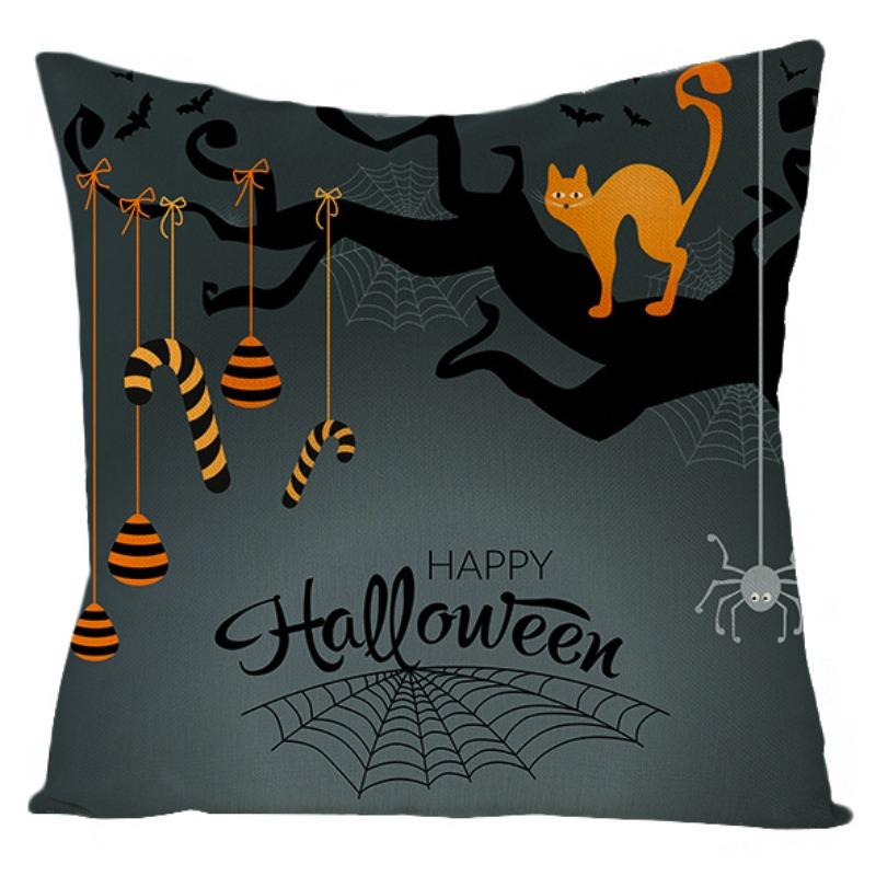 New Halloween Throw Pillow Cover Nordic Festival Home Decor Sofa Cushion Cover