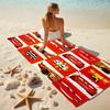 Lightning McQueen Beach Towel Outdoor Camping Beach Towel for Vacation Swim Outdoor Pool Absorbent Bath Towel