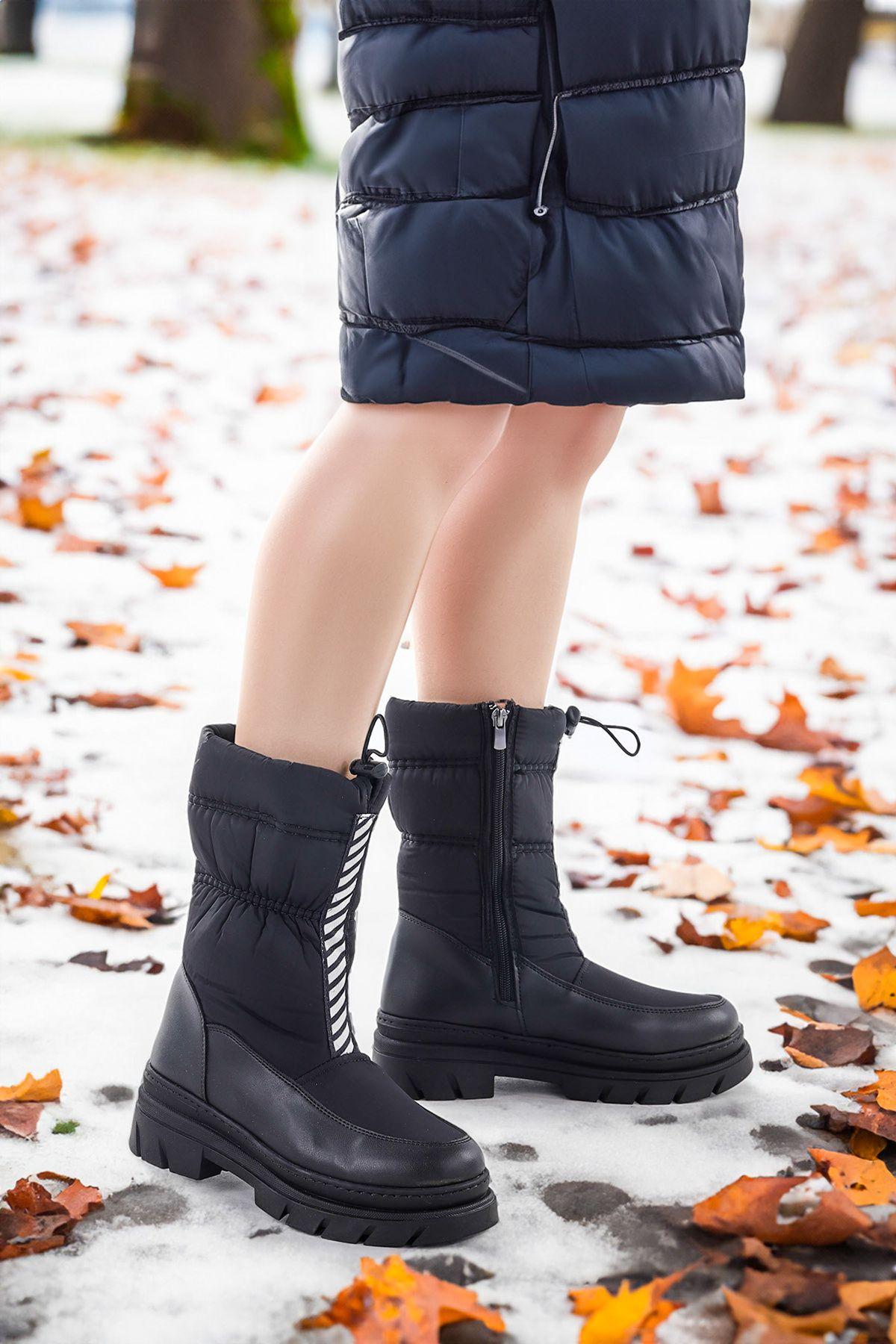 

Женские современные стильные модные ботинки, зимние ботинки из искусственной кожи Карамази на молнии с термоподошвой, обувь Fls 36